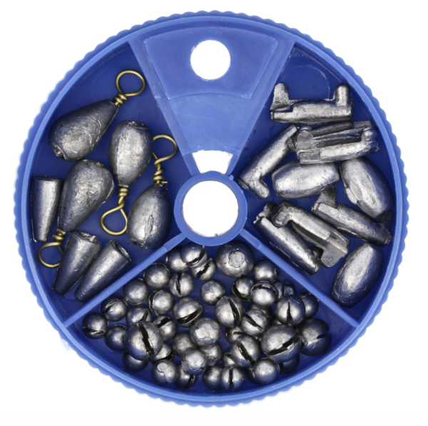Eagle Claw Sinkers Assortment Dial ~ 62 per dial